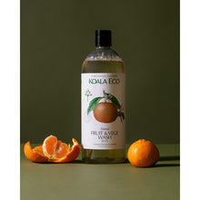 Load image into Gallery viewer, Koala Eco Natural Fruit & Vegetable Wash Mandarin Essential Oil - 1L Refill