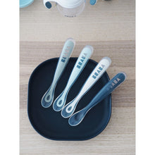 Load image into Gallery viewer, Beaba 1st Stage Silicone Spoons 4 Pack