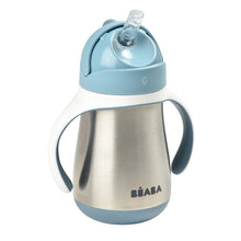Load image into Gallery viewer, Beaba Stainless Steel Straw Cup 250ml