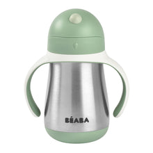 Load image into Gallery viewer, Beaba Stainless Steel Straw Cup 250ml