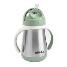 Load image into Gallery viewer, Beaba Stainless Steel Straw Cup 250ml
