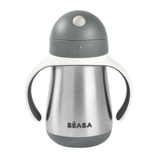 Load image into Gallery viewer, Beaba Stainless Steel Straw Cup 250ml