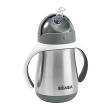 Load image into Gallery viewer, Beaba Stainless Steel Straw Cup 250ml