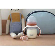 Load image into Gallery viewer, Beaba 2 in 1 Bottle to Sippy Learning Cup 210ml