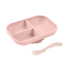 Load image into Gallery viewer, Beaba Silicone Suction Divided Plate & Spoon