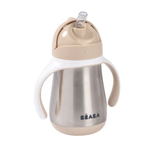 Load image into Gallery viewer, Beaba Stainless Steel Straw Cup 250ml