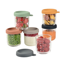 Load image into Gallery viewer, Beaba Glass Jars 6 Pack - 250ml