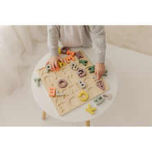 Load image into Gallery viewer, Bubble Wooden Alphabet Puzzle