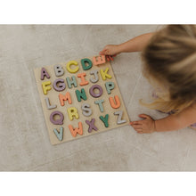 Load image into Gallery viewer, Bubble Wooden Alphabet Puzzle
