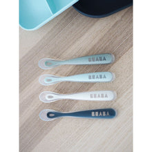 Load image into Gallery viewer, Beaba 1st Stage Silicone Spoons 4 Pack

