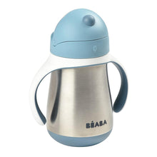 Load image into Gallery viewer, Beaba Stainless Steel Straw Cup 250ml

