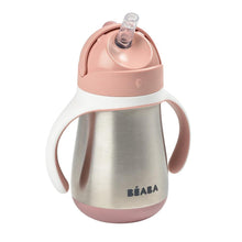 Load image into Gallery viewer, Beaba Stainless Steel Straw Cup 250ml
