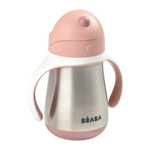 Load image into Gallery viewer, Beaba Stainless Steel Straw Cup 250ml
