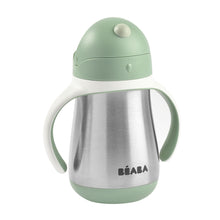 Load image into Gallery viewer, Beaba Stainless Steel Straw Cup 250ml
