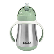 Load image into Gallery viewer, Beaba Stainless Steel Straw Cup 250ml

