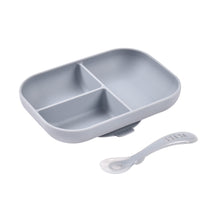 Load image into Gallery viewer, Beaba Silicone Suction Divided Plate &amp; Spoon

