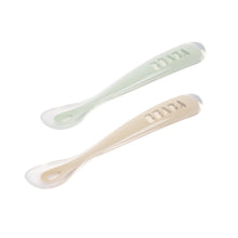 Load image into Gallery viewer, Beaba 1st Stage Silicone Spoon &amp; Case 2 Pack
