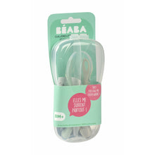 Load image into Gallery viewer, Beaba 2nd Stage Silicone Spoons &amp; Case 2 Pack
